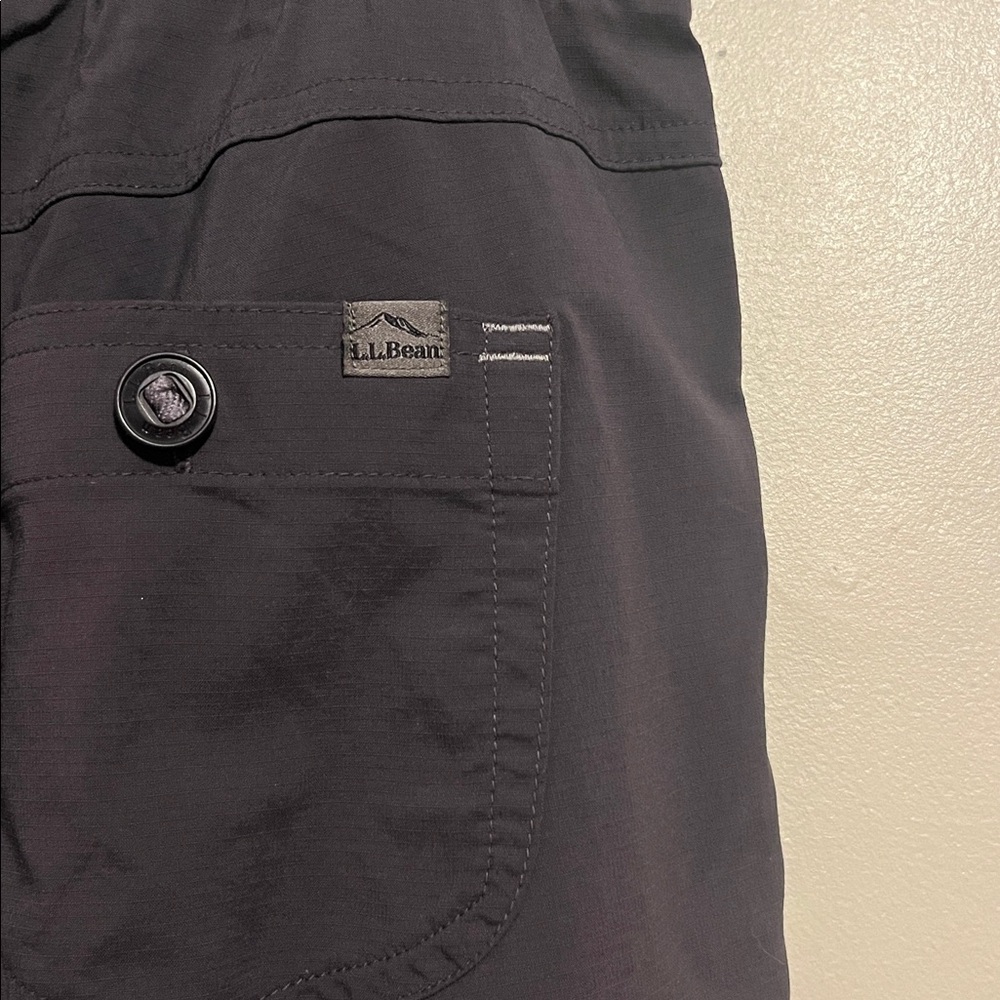 L.L. Bean Women's Vista Granite Gray Straight Leg Camp Pants Size Small Petite - Picture 3 of 7